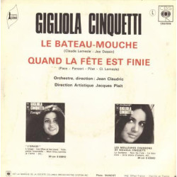 Le Bateau-Mouche / Quand La Fete Est Finie