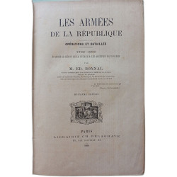 Les armées de la Republique - Operations et batailles 1972-1800...