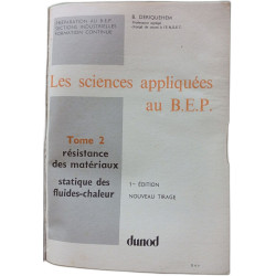 Les Sciences appliquées au b.e.p Tome 2
