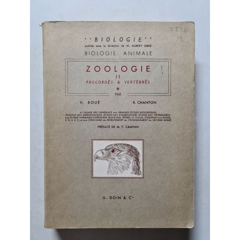 Zoologie II: Procordés et Vertébrés