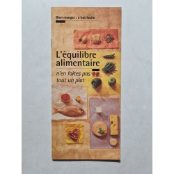 L'équilibre alimentaire n'en faites pas tout un plat