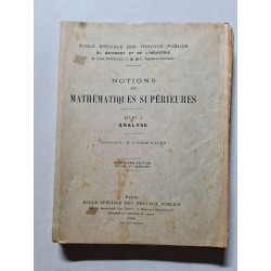 Notions de mathématiques supérieures