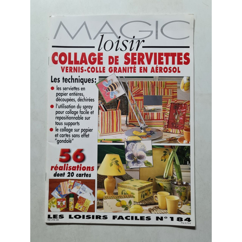 Magic loisir Collage de Serviettes nº 184
