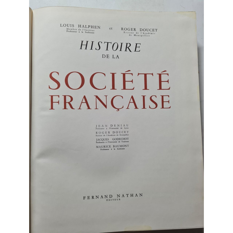 Histoire de la Société française