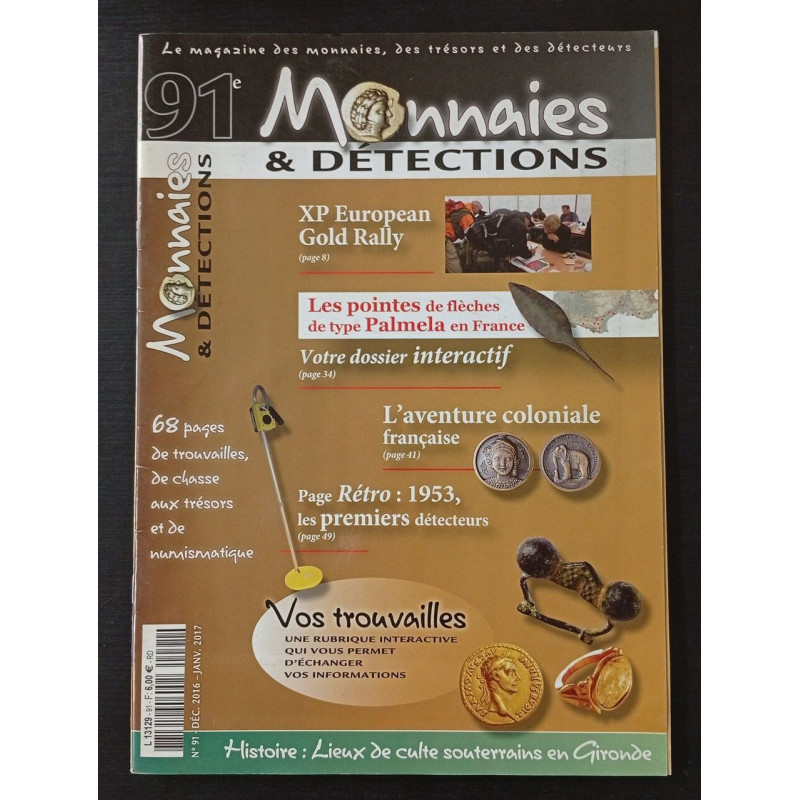 Monnaies et Détectios N.91 - Déc.2016 - Janv.2017