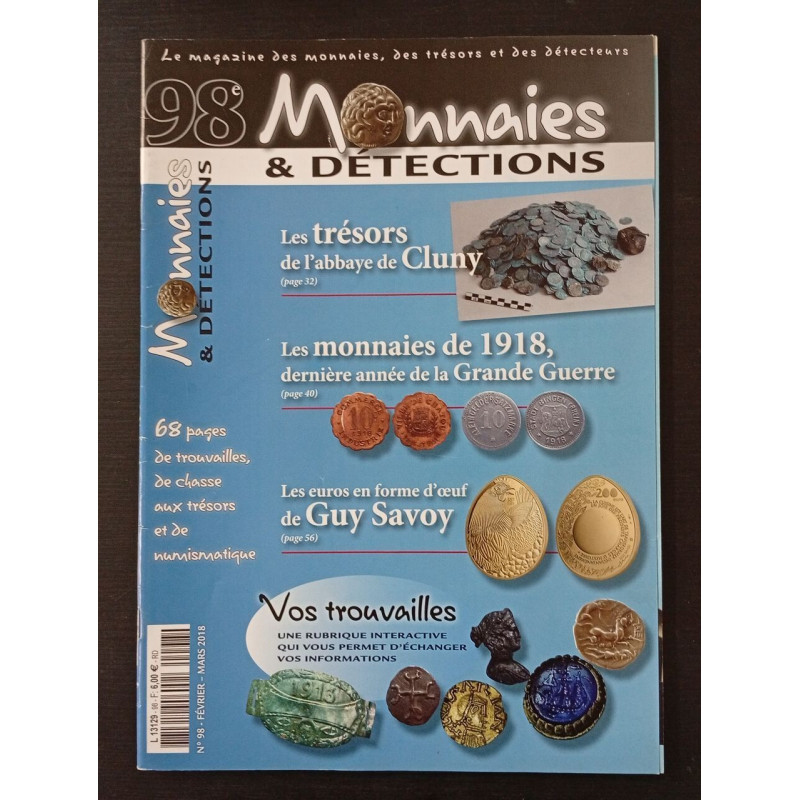 Monnaies et Détectios N.98 - Février - Mars 2018