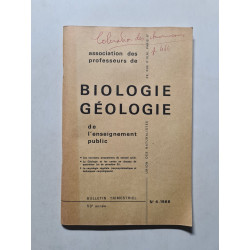Biologie Géologie de l'eiseignemente publuc nº 4 - 1966