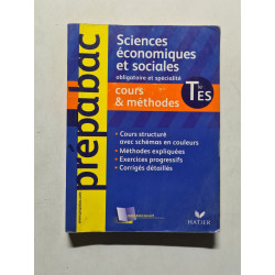 Sciences économiques et sociales Tle ES: Cours et méthodes