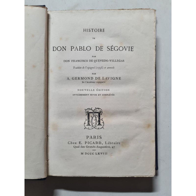 Histoire de Don Pablo de Ségovie
