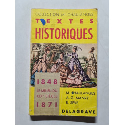 Textes historiques 1848-1871 le milieu du XIXe siècle