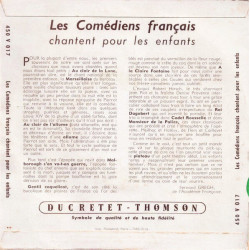 Les Comédiens Français Chantent Pour Les Enfants