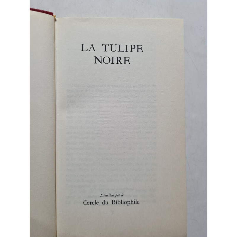 La Tulipe Noire