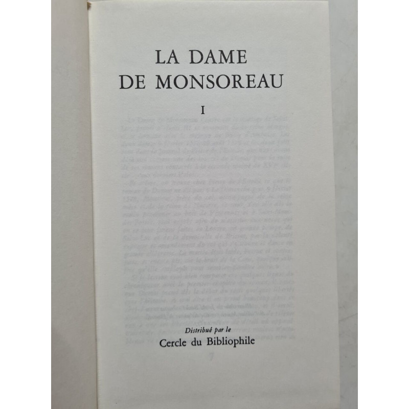 La Dame de Monsoreau