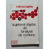 Convexions sujeit(s) et objet(s) de l'analyse de contenu