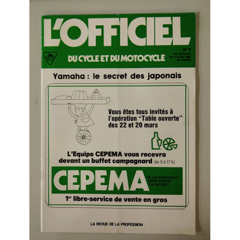 L'Officiel Du Cycle Et Du Motocycle n° 8