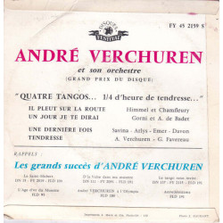 Avec Quatre Tangos Vous Offre... "Un Quart D'heure De Tendresse"