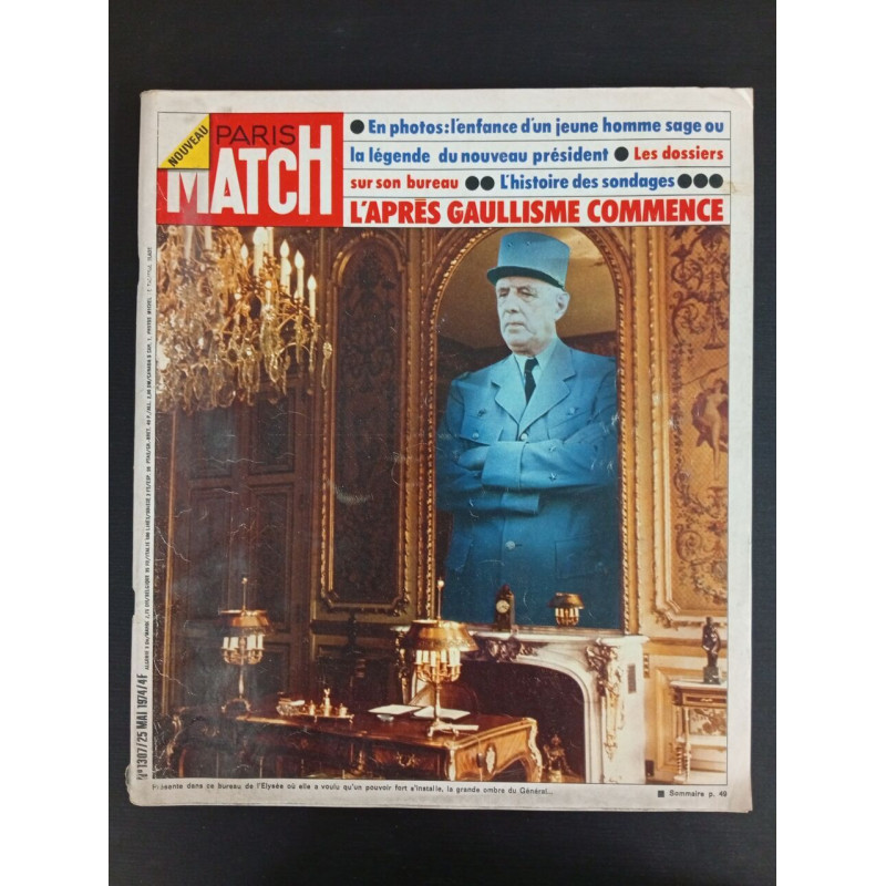 Paris Match N.1307 - Mai 1974