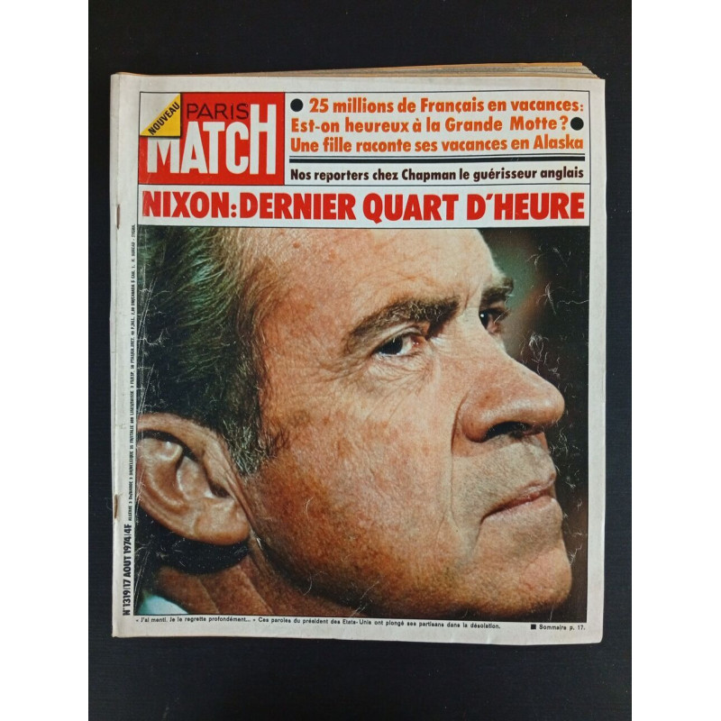Paris Match N.1319 - Aout 1974
