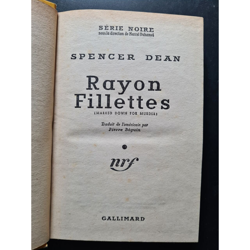 Rayon Fillettes (Marked Down for Murder)