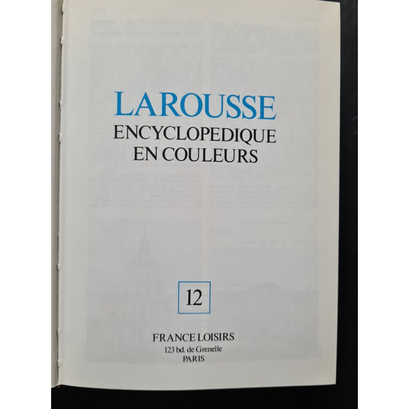 Encyclopédique en couleurs 12