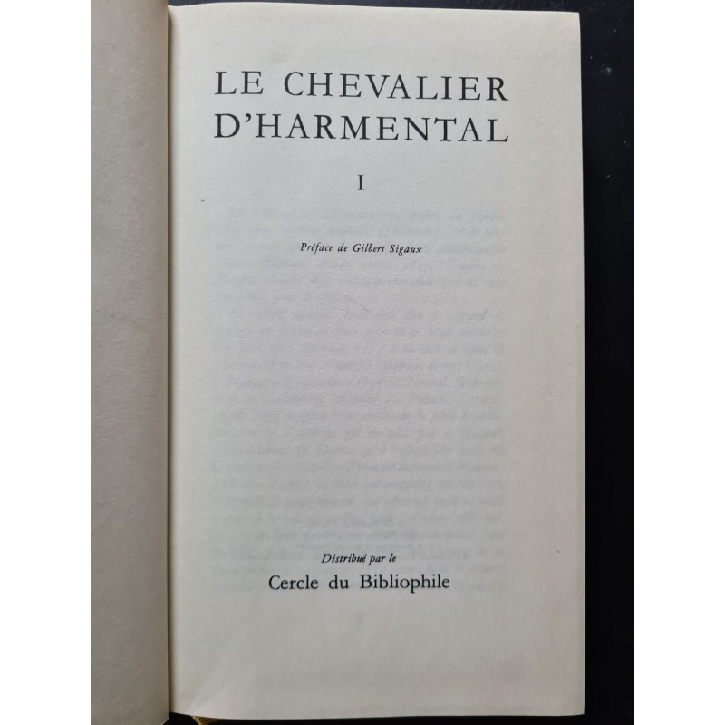 Le Chevalier D'Harmontal I