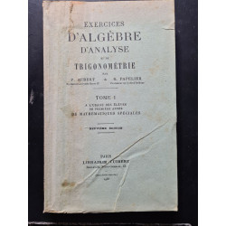 Exercices d'algèbre d'analyse et de trigonométrie