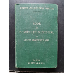 Code du conseiller municipal ou code administratif