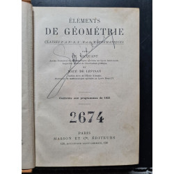 Eléments de Géométrie