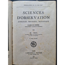 Sciences d'observation