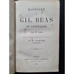 Histoire de Gil Blas de Santillane par le Sage