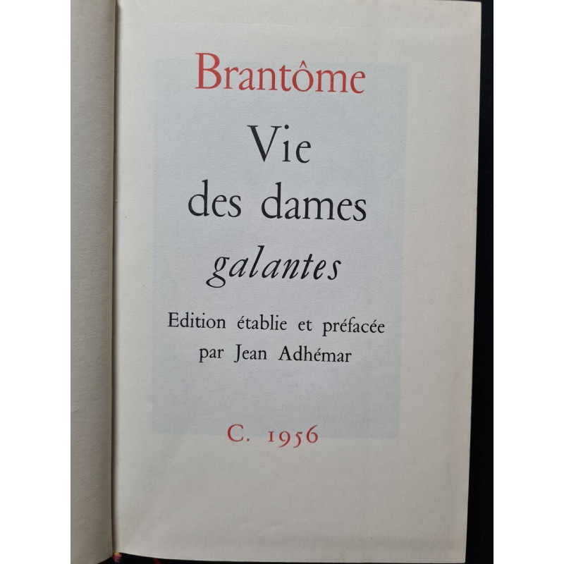 Vie des dames galantes - 1956