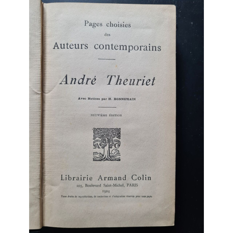 Pages choisies des Auteurs contemporains