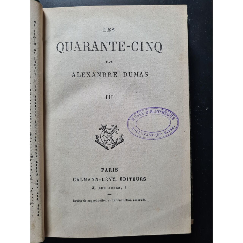 Les Quarante-Cinq tome - III