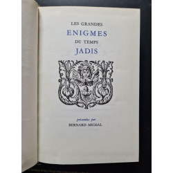 Les grandes enigmes du temps Jadis