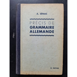 Précis de grammaire allemande