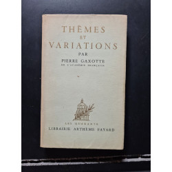 Thèmes et Variations