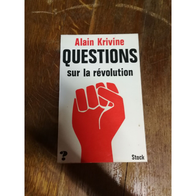 Questions sur la révolution