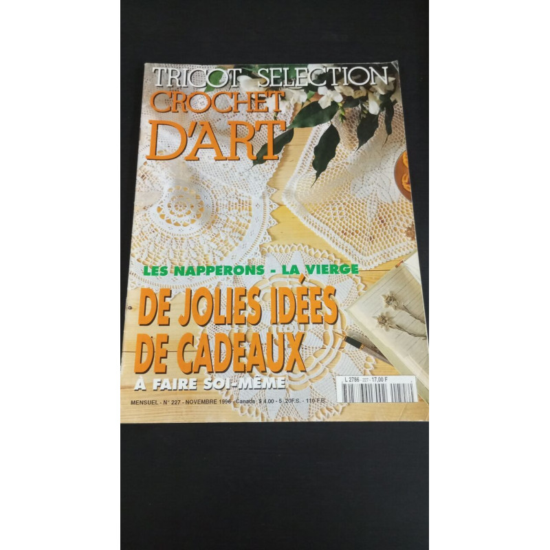 Tricot Selection Crochet D'Art Nº227 / Novembre 1996