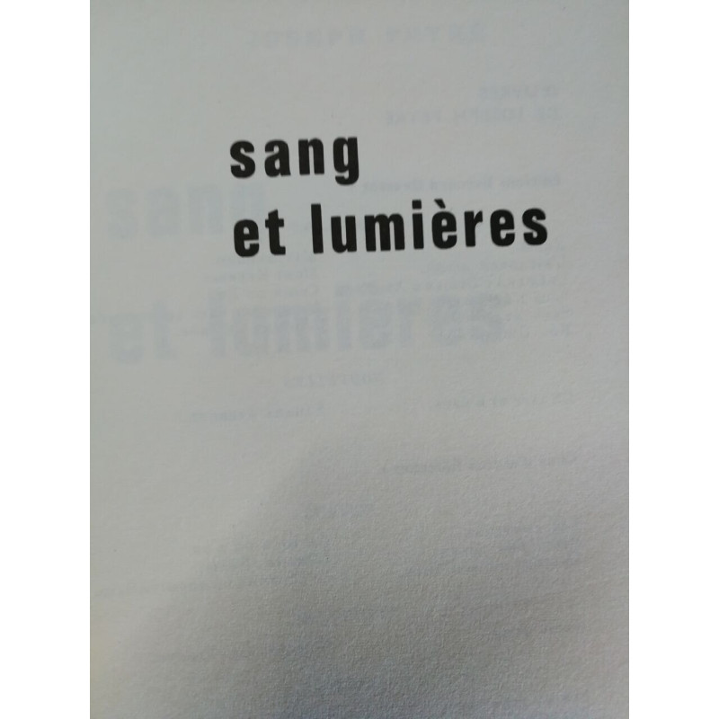 Sang et lumières