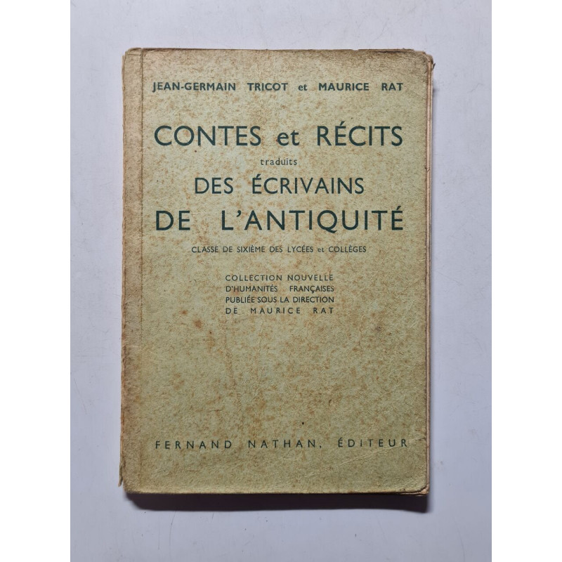 Contes et Récits des Écrivains de l'Antiquité
