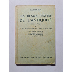 Les beaux textes de l'antiquité