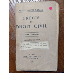 Précis de droit civil