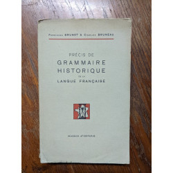 Precis de grammaire historique de la langue française