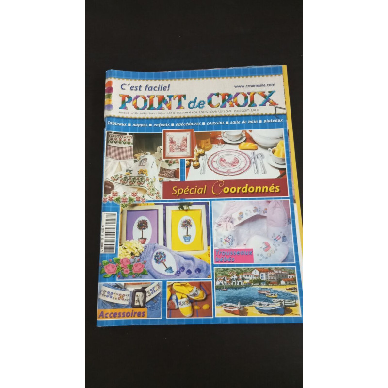 C'est facile! Point de Croix Nº58