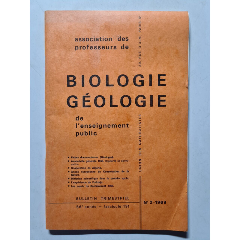 Bulletin Trimestriel de l'Union des Naturalistes