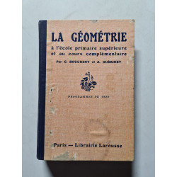 La Géométrie à l'école primaire supérieure et au cours complémentaire