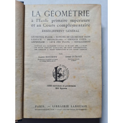La Géométrie à l'école primaire supérieure et au cours complémentaire