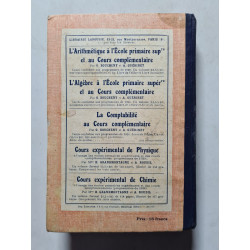 La Géométrie à l'école primaire supérieure et au cours complémentaire