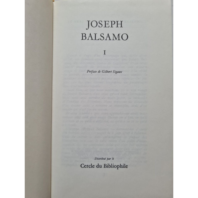 Joseph Balsamo I