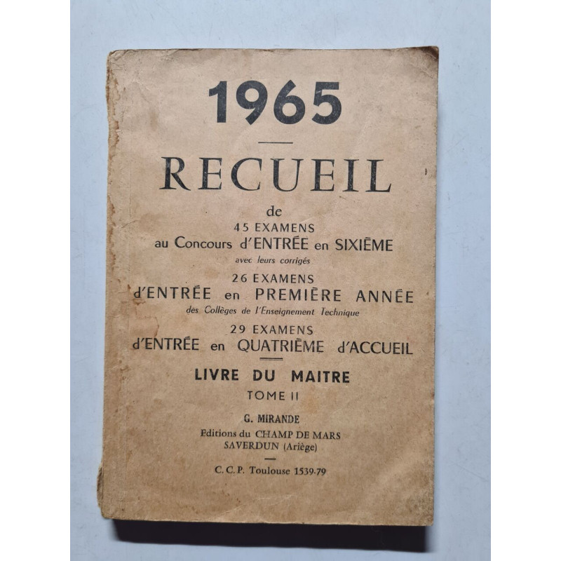 1965 Recueil